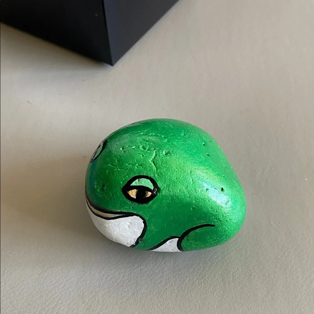 Rock Art Frog 2.75” x3” x1.75”